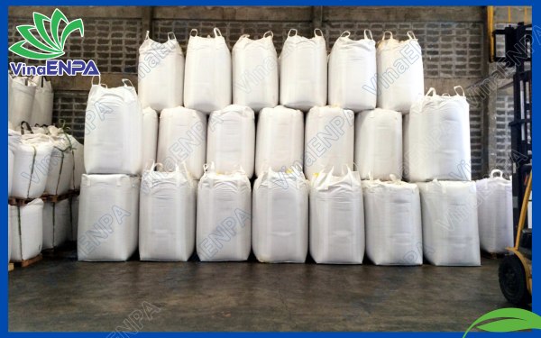 Bao jumbo đụng bột mì giup tiết kiệm không gian diện tích kho bãi gọn gàng