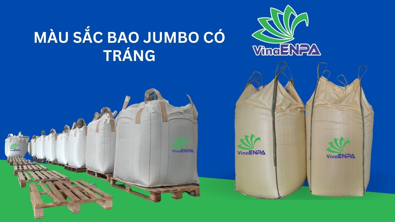 Màu sắc của bao jumbo có tráng